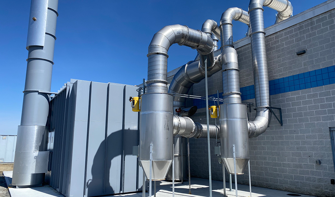 RTO Machine at uniform cleaning facility